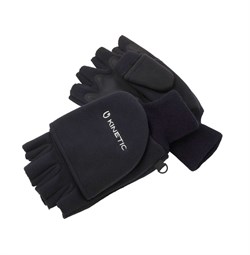 Kinetic Wind Stop Fold Over Mitt glove - Black